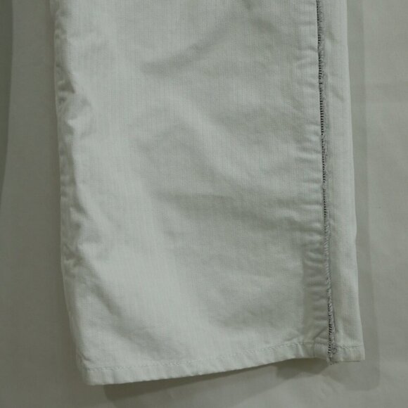 Marc Jacobs Women’s White Pants Size 8 – wide Leg Utility Pocket - Picture 5 of 12